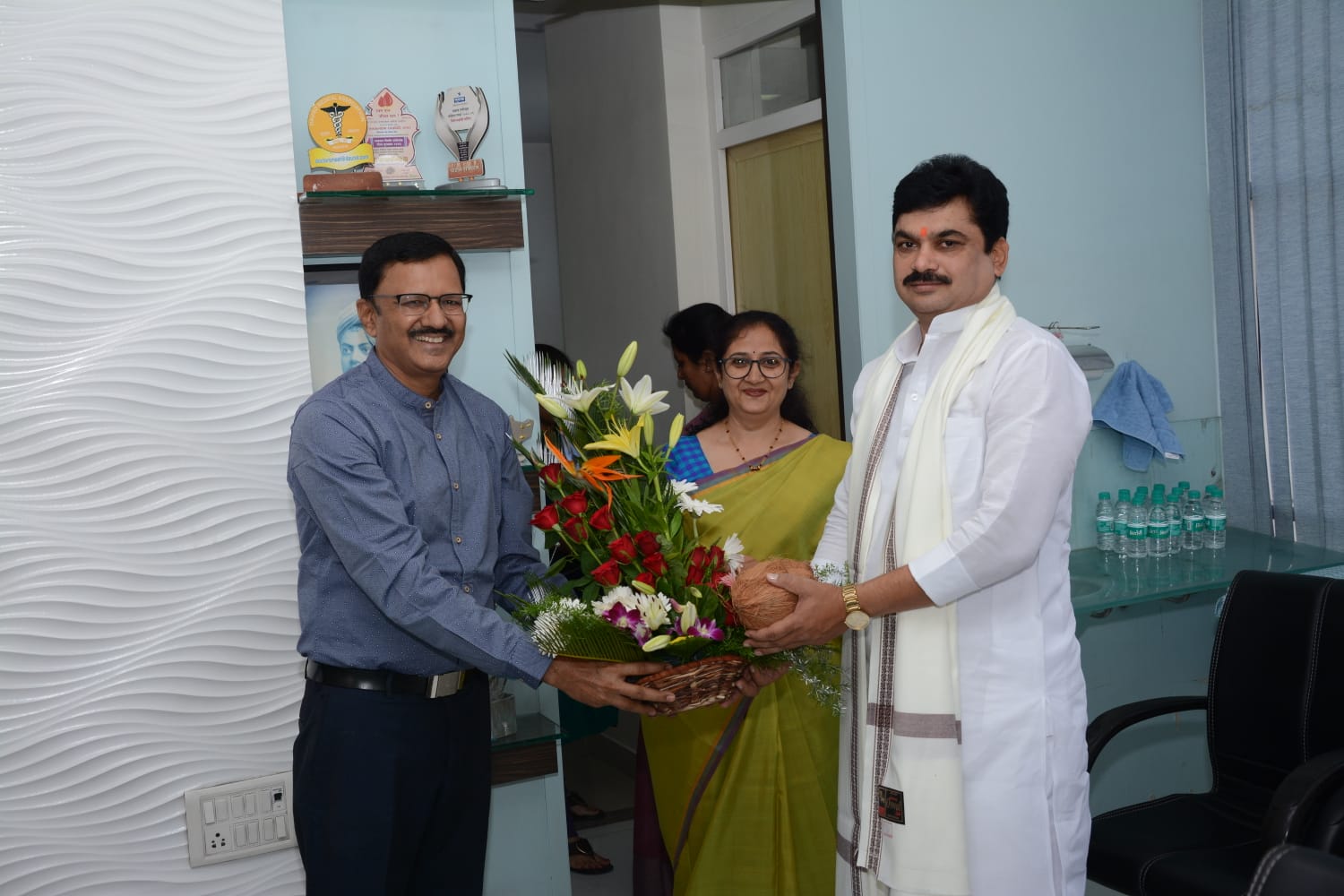 Medical camp and patient care at Patil Hospital