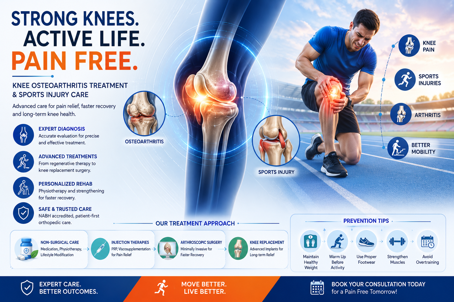 Knee Osteoarthritis Treatment and Sports Injury Management: Complete Guide for Active Living